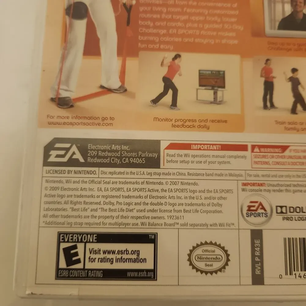Wii Active Personal Trainer Game Tested Works